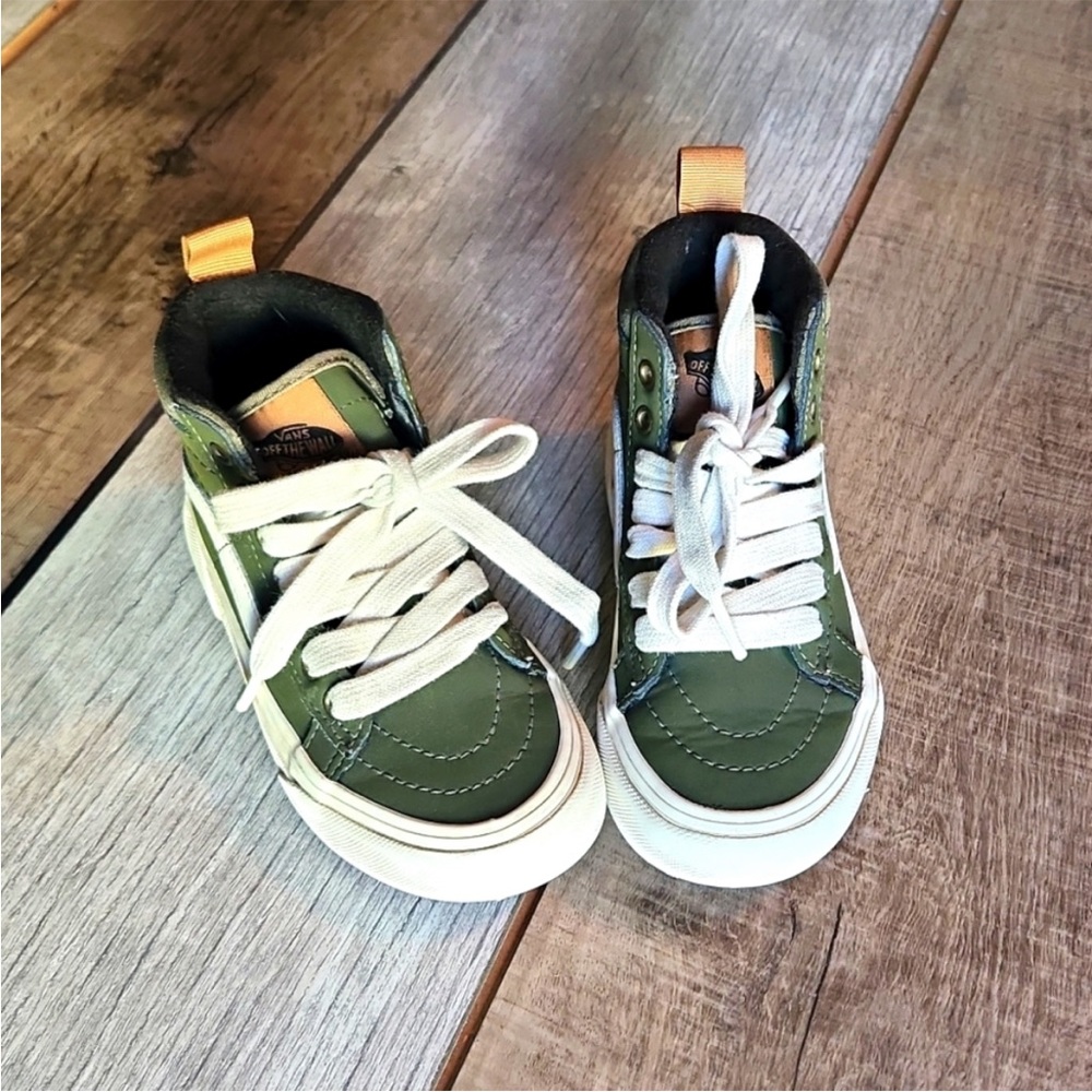 Forest Green Toddler MTE Vans